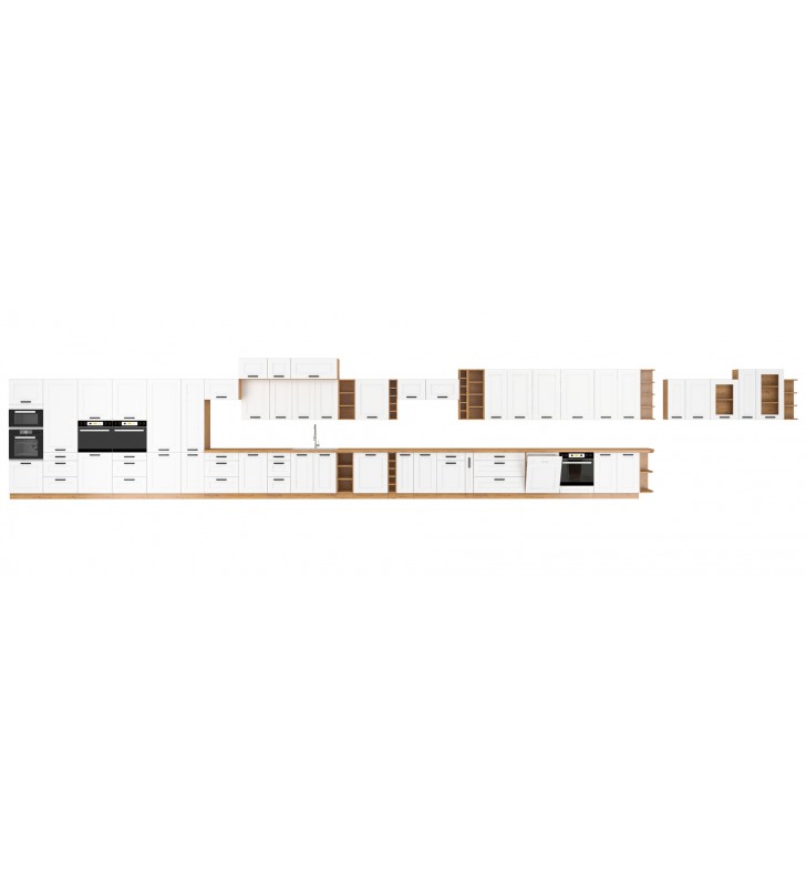 Szafka kuchenna LUNA 40 DK-210 2F white/artisan