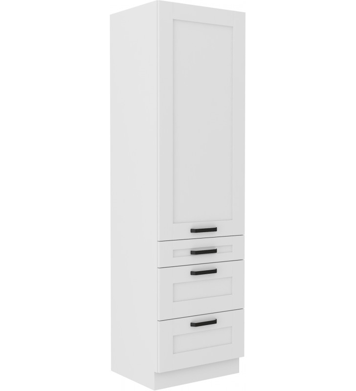 Szafka kuchenna LUNA 60 DKS-210 3S 1F white/white