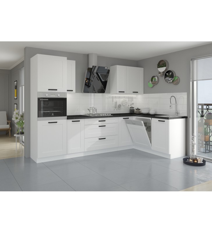 Szafka kuchenna LUNA 60 LO-210 2F white/white